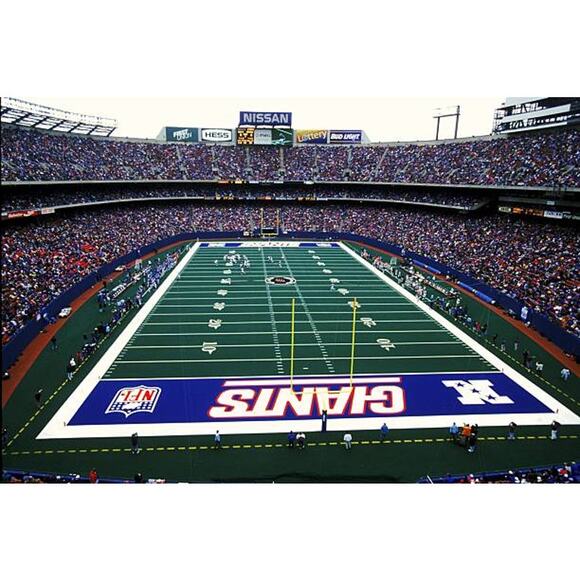 New York Giants 90s PROPLAYER puffer HELMET Tape jacket S black blue NFL vintage - Picture 5 of 8